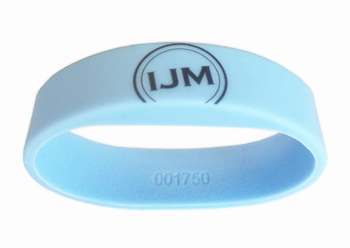 IJM-example RFID polsbandje, RFID wristband