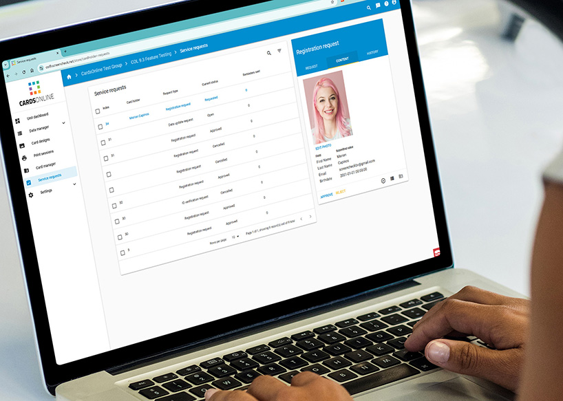 Approve Service Portal Registrations Approve Service Portal Registrations